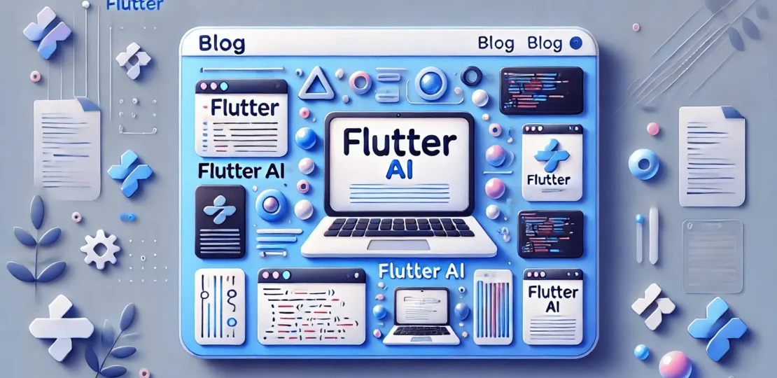 AI powered Flutter apps collage